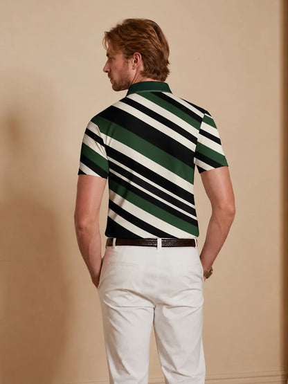 Hyper-prep Herren Poloshirt mit Rippkragen UPF50+