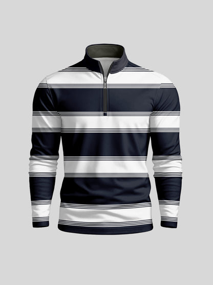 Navycore Men's Lightweight Golf Shirt Quarterzip UPF50+