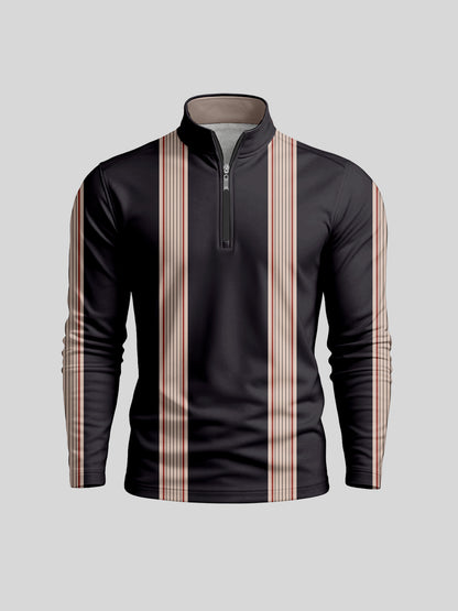 Navycore Men's Lightweight Golf Shirt Quarterzip UPF50+