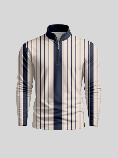 Navycore Men's Lightweight Golf Shirt Quarterzip UPF50+