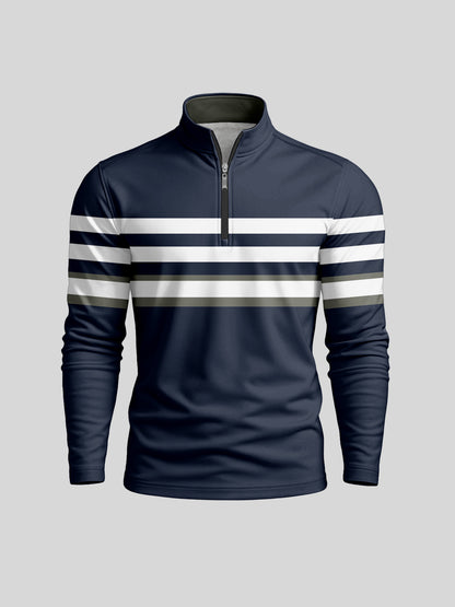 Navycore Men's Lightweight Golf Shirt Quarterzip UPF50+