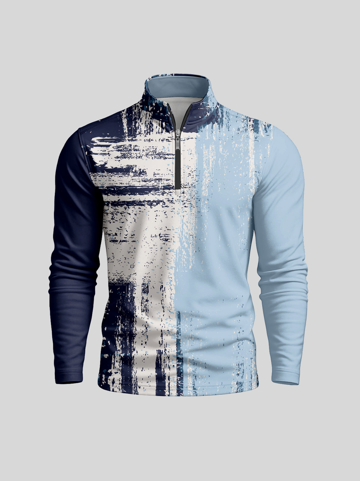Inked Skins Men's Lightweight Golf Shirt Quarterzip UPF50+