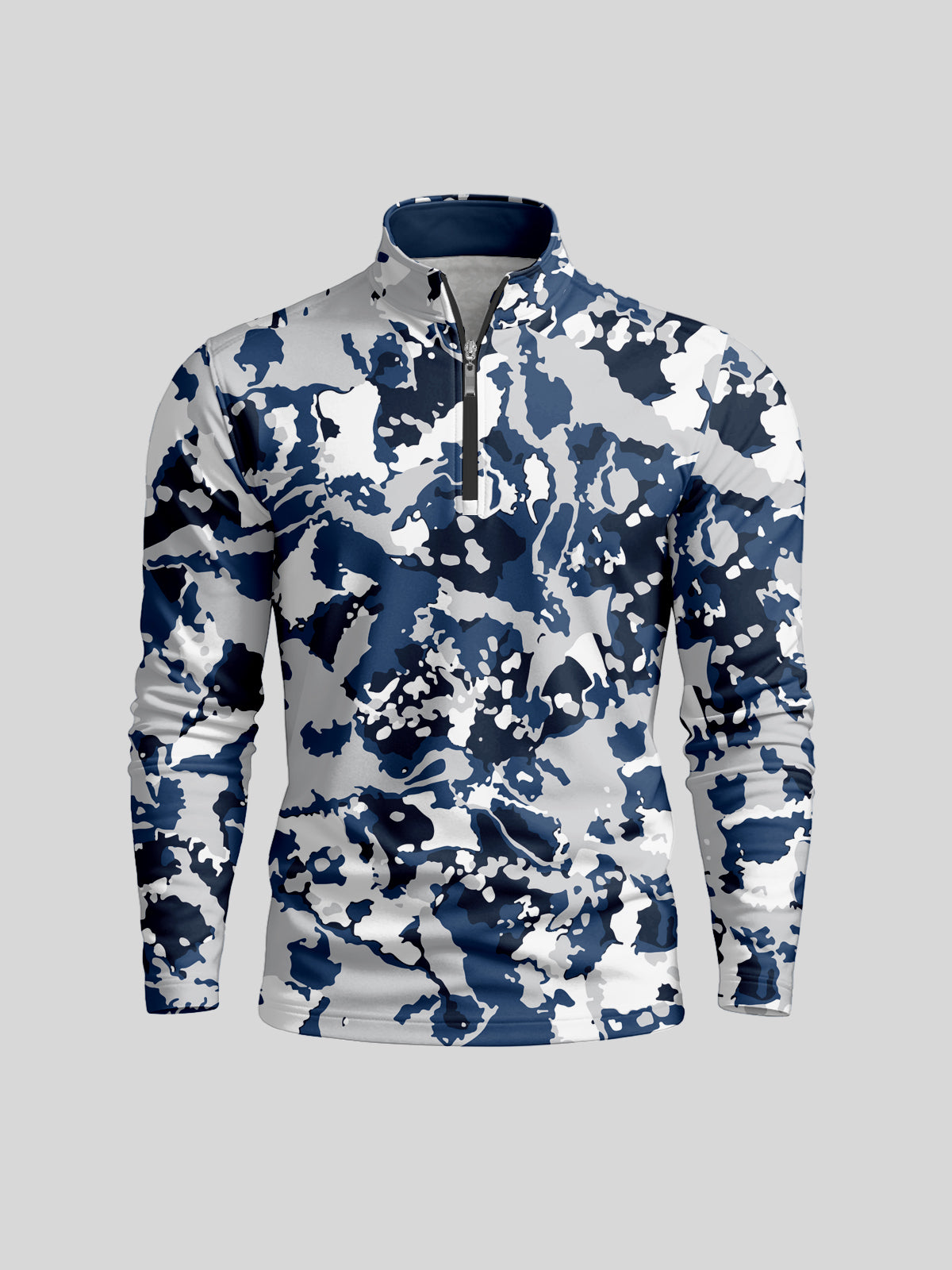 Inked Skins Heren Golfshirt Quarterzip UPF50+