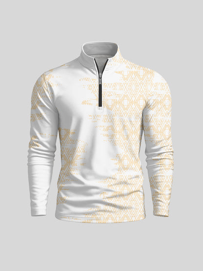 Not So Classic Men's Lightweight Golf Shirt Quarterzip UPF50+