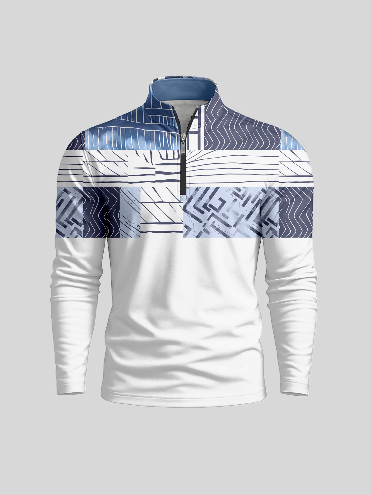 Not So Classic Men's Lightweight Golf Shirt Quarterzip UPF50+