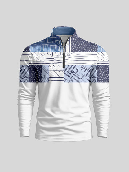 Not So Classic Men's Lightweight Golf Shirt Quarterzip UPF50+