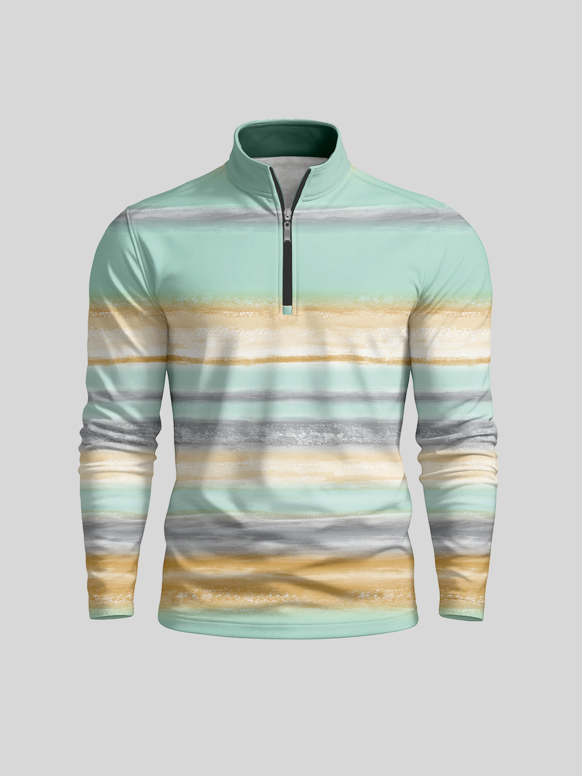Inked Skins Men's Lightweight Golf Shirt Quarterzip UPF50+