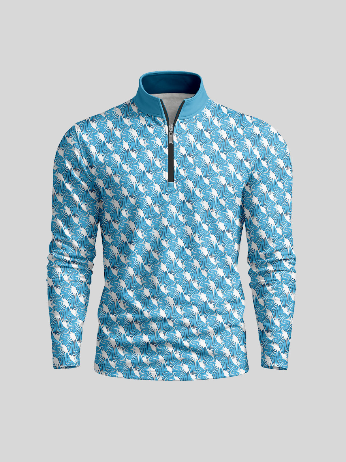 Not So Classic Men's Lightweight Golf Shirt Quarterzip UPF50+