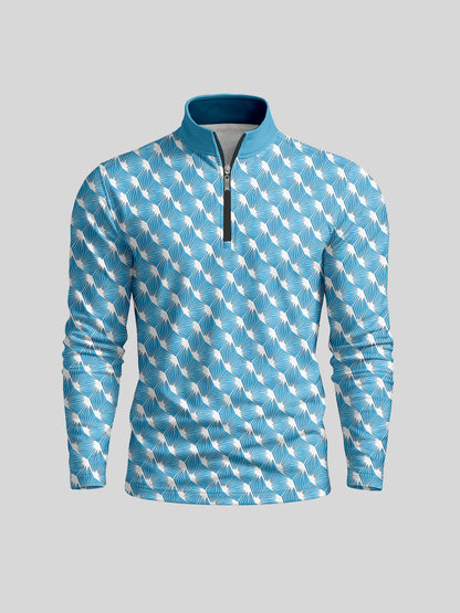 Not So Classic Men's Lightweight Golf Shirt Quarterzip UPF50+