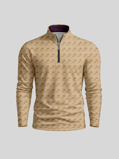 Not So Classic Men's Lightweight Golf Shirt Quarterzip UPF50+