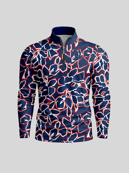 Not So Classic Men's Lightweight Golf Shirt Quarterzip UPF50+