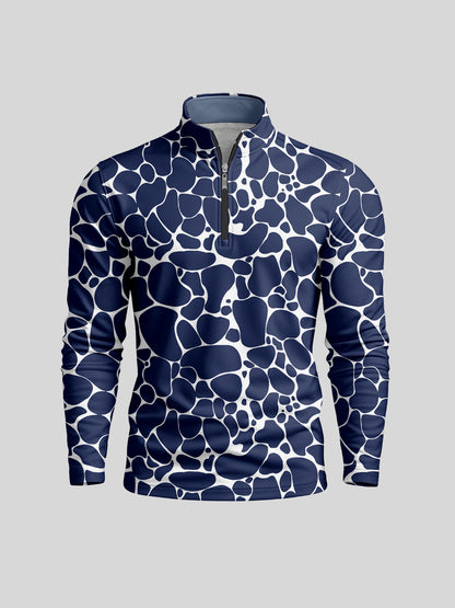 Not So Classic Men's Lightweight Golf Shirt Quarterzip UPF50+