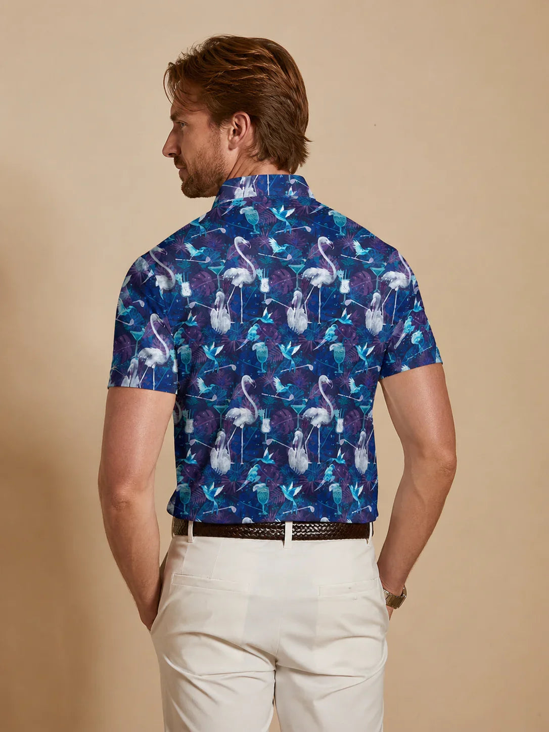 Wildlife Party Herren Polo-Shirt UPF50+