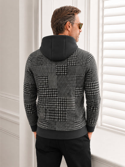 Fairway Patchwork Men's Golf Hooded Sweatshirt