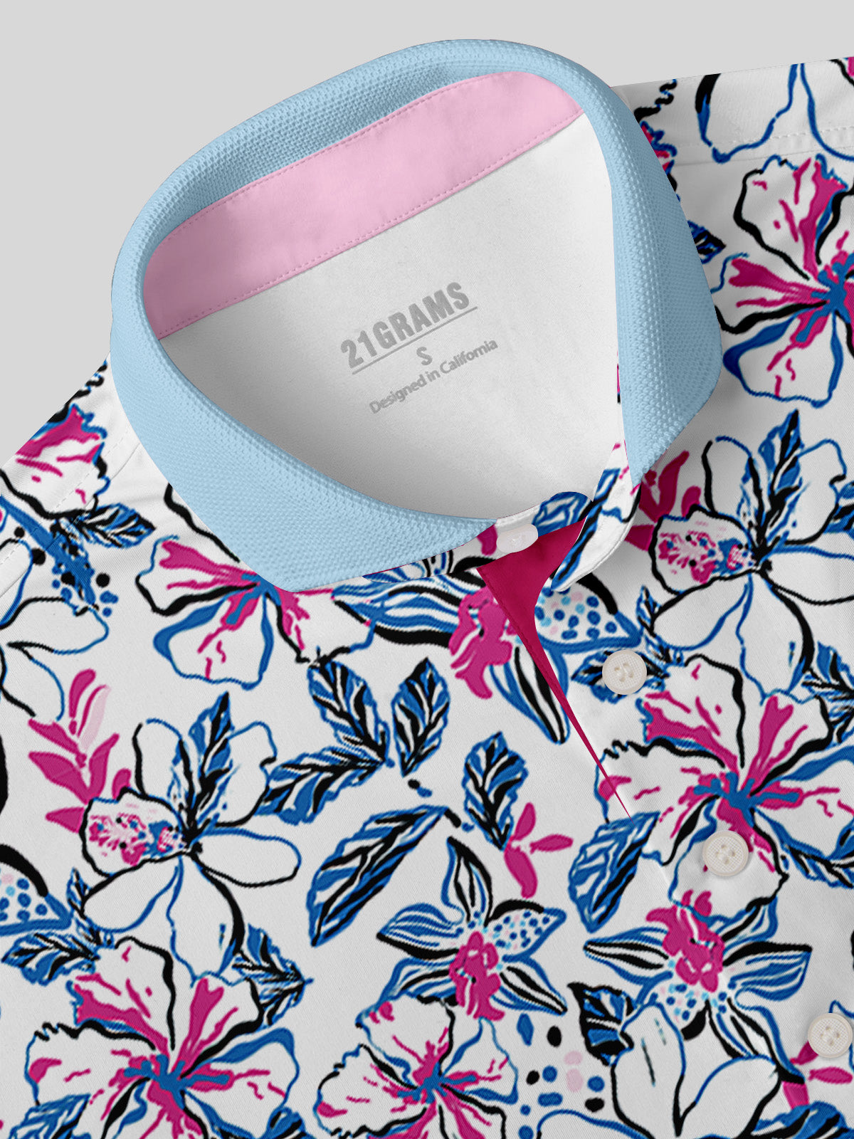 Botanical Energy Men's Polo Top UPF50+