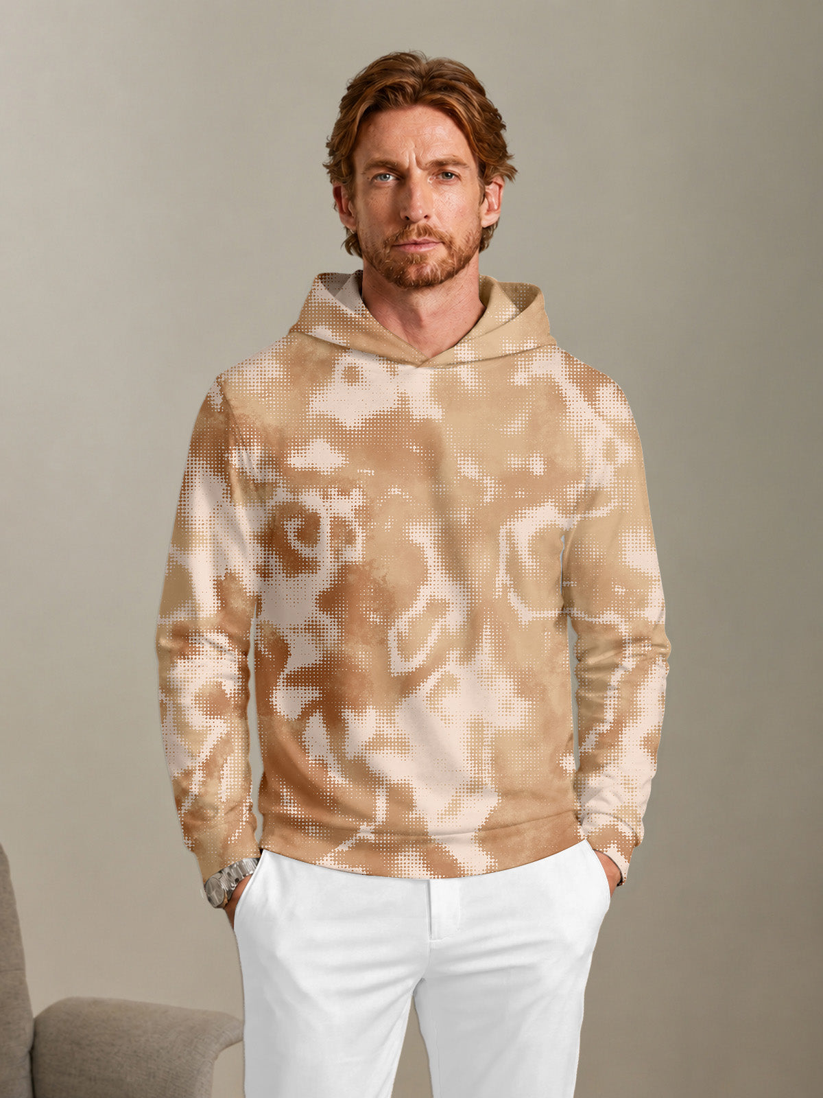 Inked Skins Men's Golf Hooded Sweatshirt