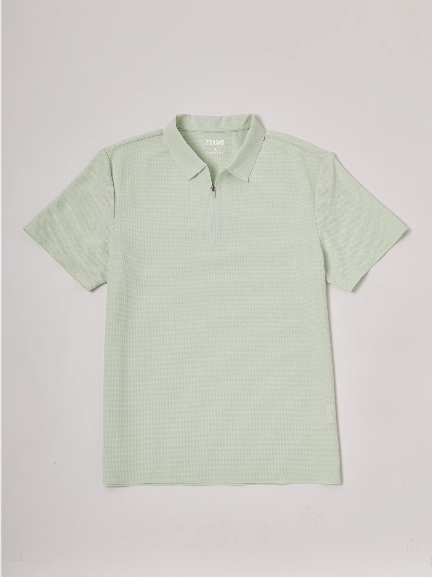 NyCool Men's Seamless Bonded Polo Shirt Quarterzip