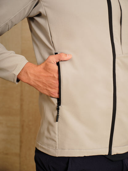 More Than Basic Men's Golf Full Zip Pocket Jacket