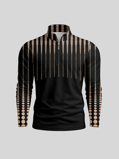 Not So Classic Men's Lightweight Golf Shirt Quarterzip UPF50+