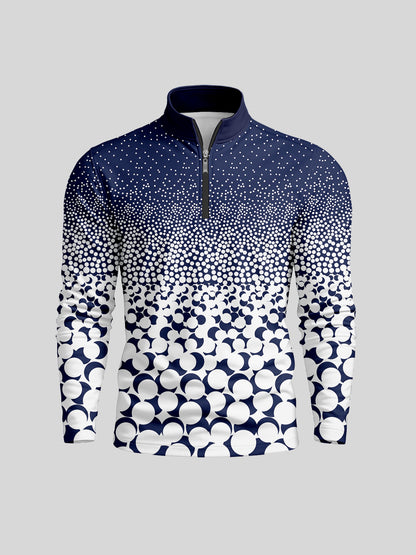 Not So Classic Men's Lightweight Golf Shirt Quarterzip UPF50+