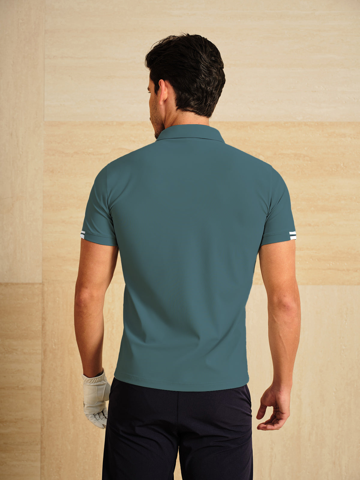 More Than Basic Men's Golf Shirt Quarterzip UPF50+