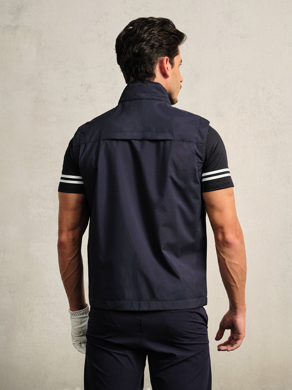 More Than Basic Men's Golf Full Zip Pocket Vest