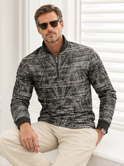 Inked Skins Men's Lightweight Golf Shirt Quarterzip UPF50+