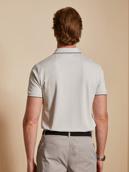 NudeMod Men's Cotton-Modal Polo Top