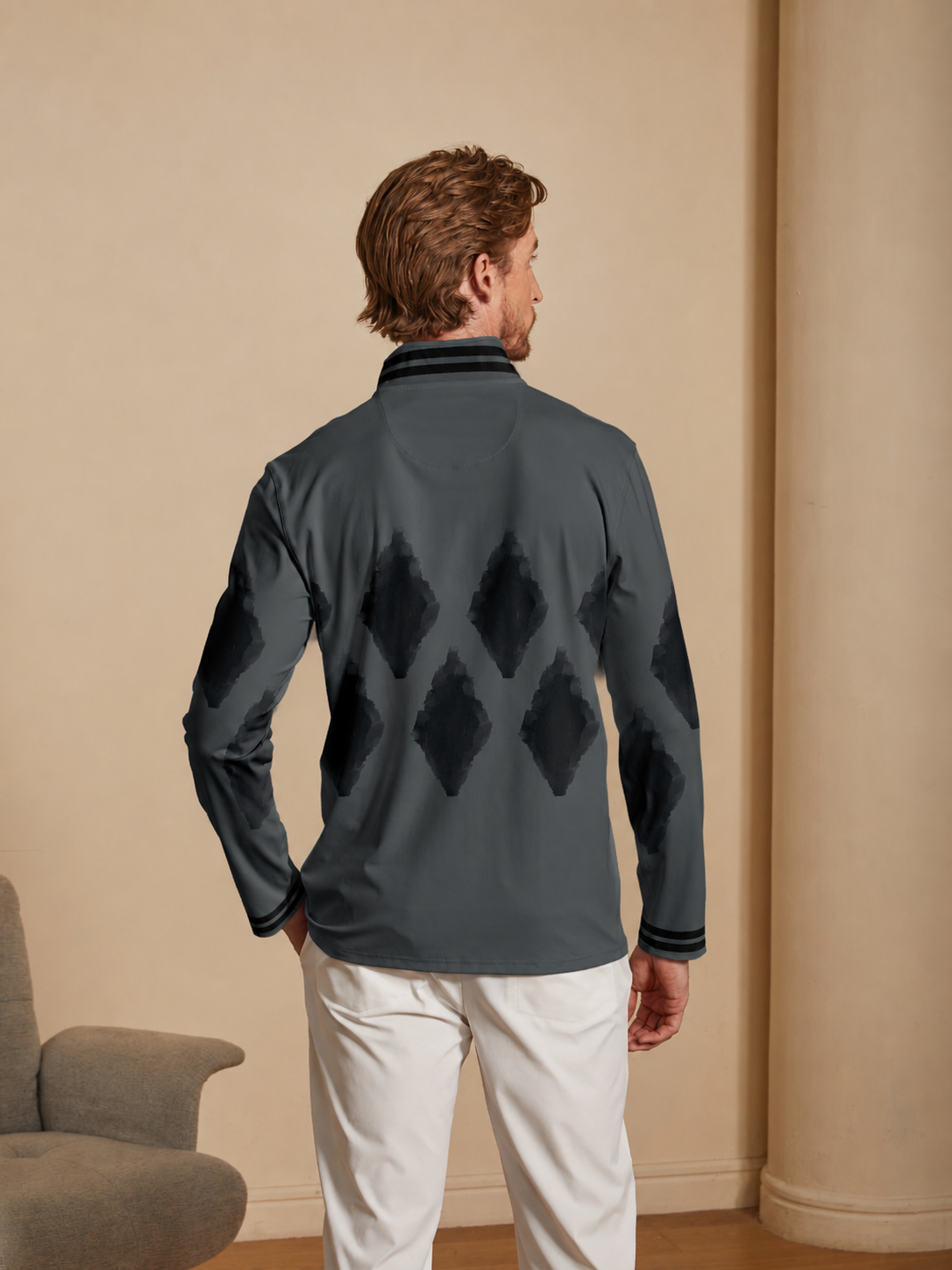 Not So Classic Men's Golf Shirt Quarterzip UPF50+