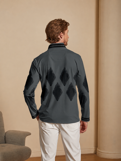 Not So Classic Men's Golf Shirt Quarterzip UPF50+
