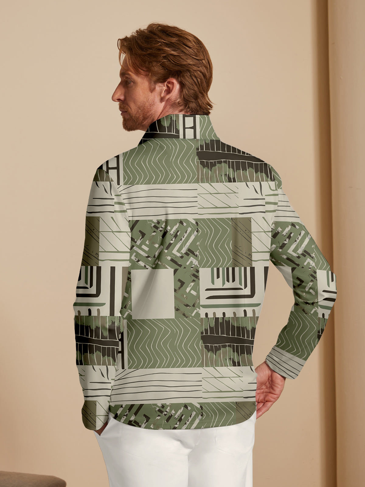 Not So Classic Men's Lightweight Golf Shirt Quarterzip UPF50+