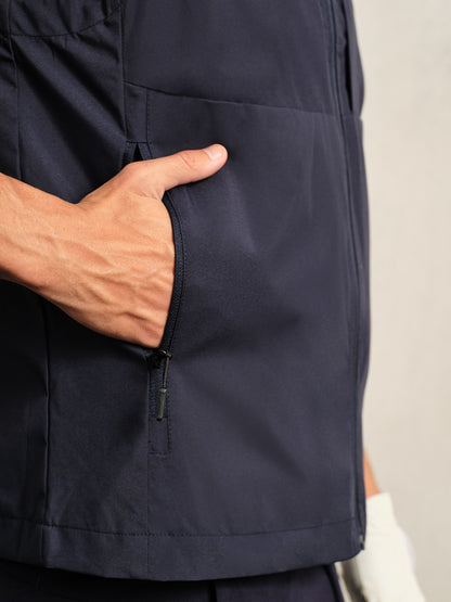 More Than Basic Men's Golf Full Zip Pocket Vest
