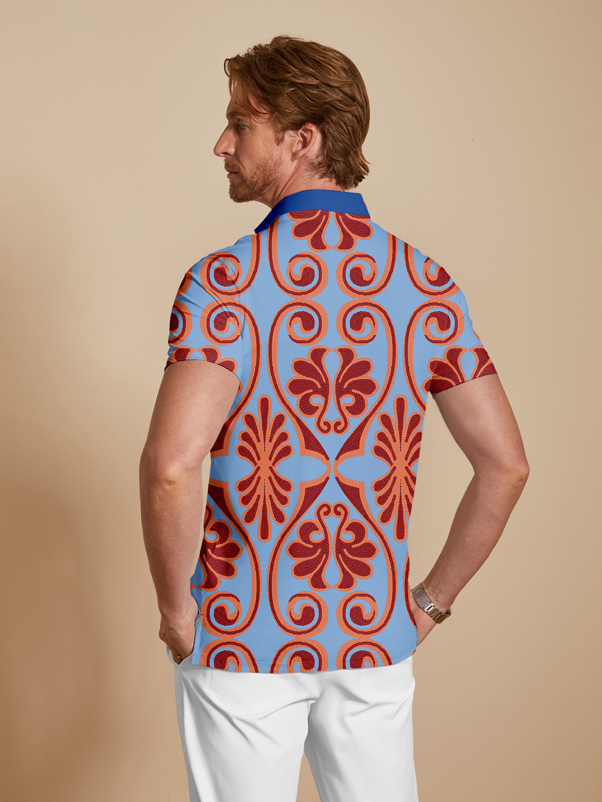 Botanical Energy Men's Polo Top UPF50+