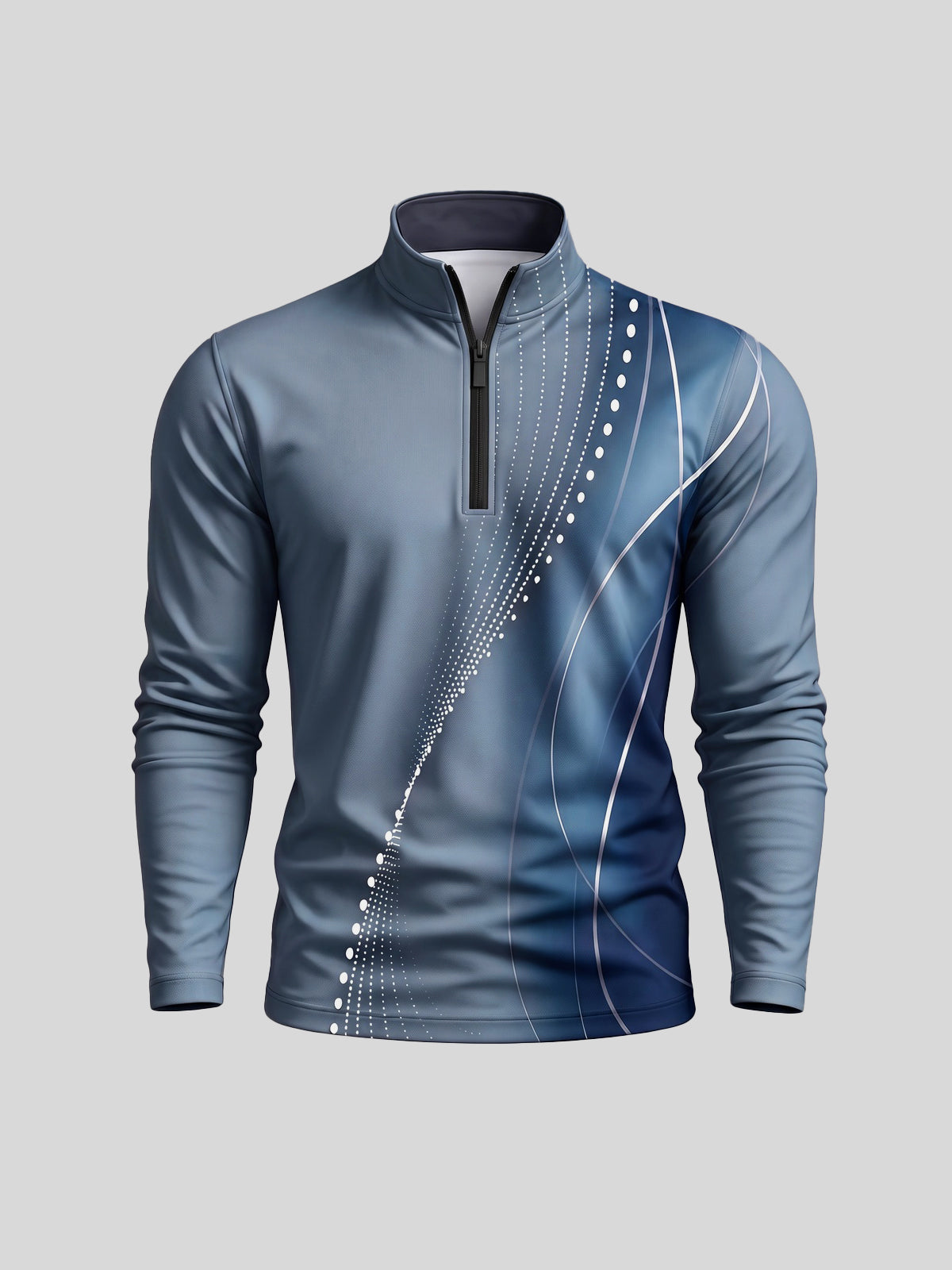 Air Brush Men's Lightweight Golf Shirt Quarterzip UPF50+