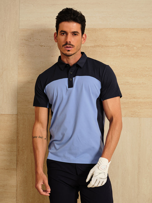 More Than Basic Men's Golf Shirt Quarterzip UPF50+