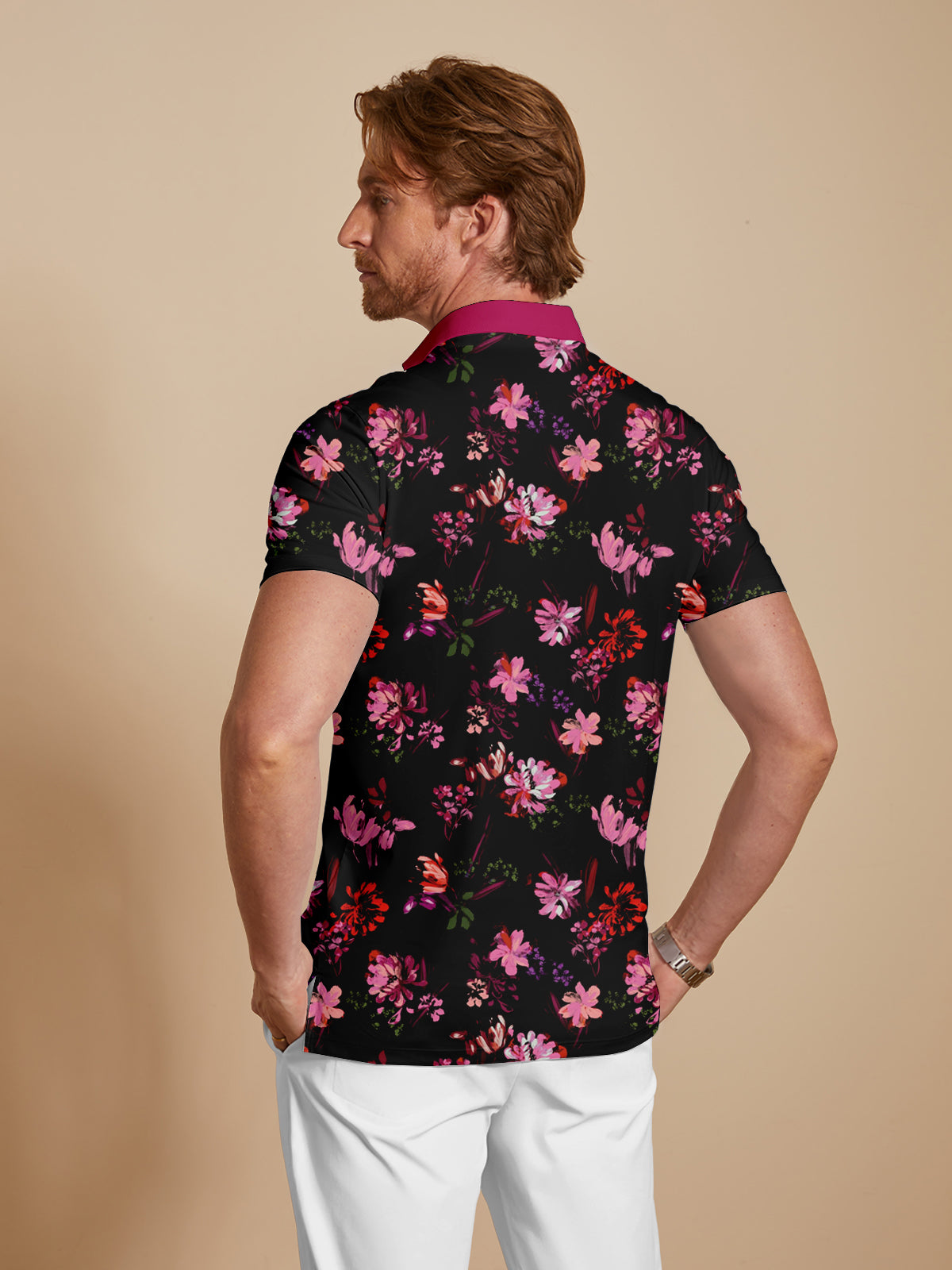 Botanical Energy Men's Polo Top UPF50+