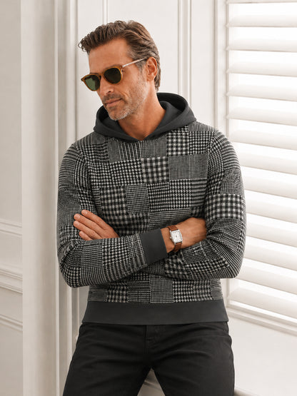 Fairway Patchwork Men's Golf Hooded Sweatshirt