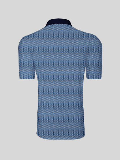 Playful Nautical Men's Polo Top UPF50+