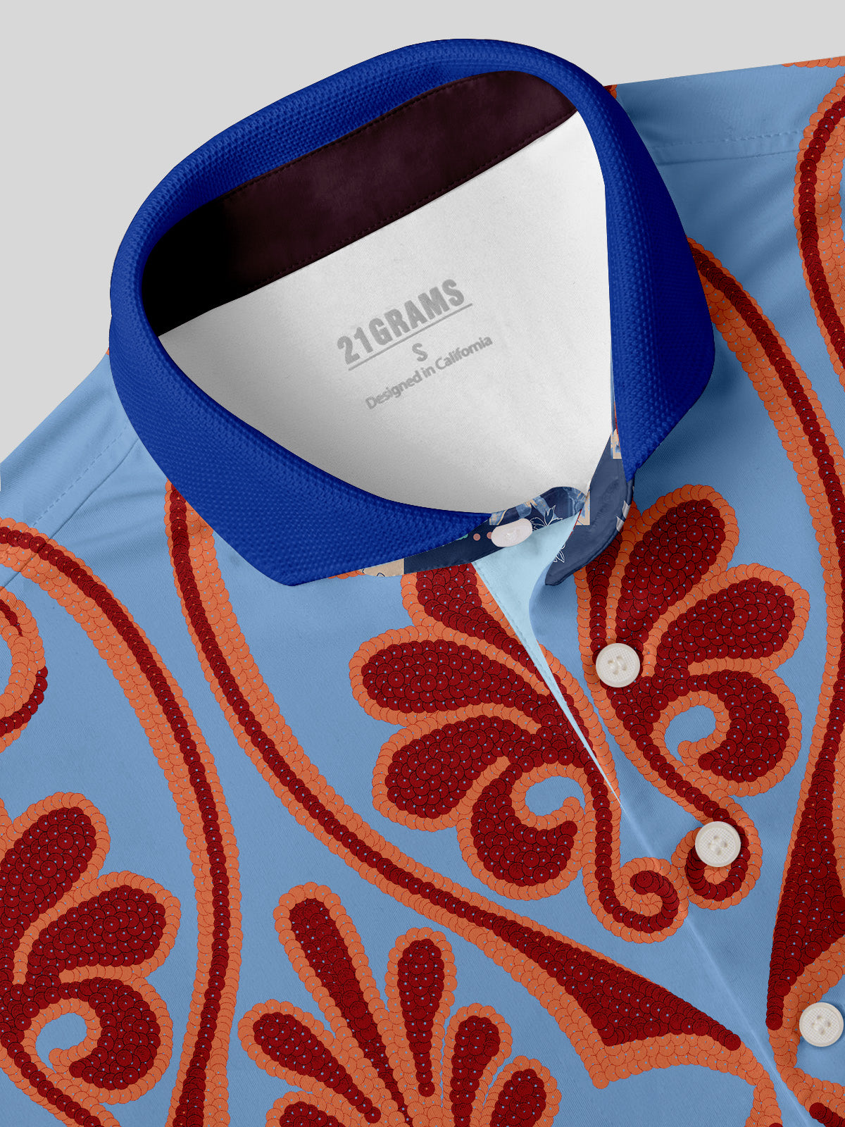 Botanical Energy Men's Polo Top UPF50+