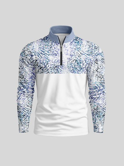 Not So Classic Men's Lightweight Golf Shirt Quarterzip UPF50+