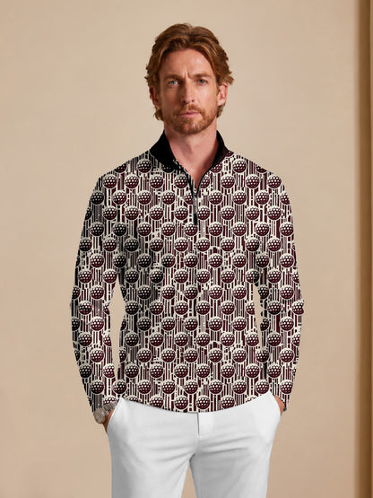 Not So Classic Men's Lightweight Golf Shirt Quarterzip UPF50+