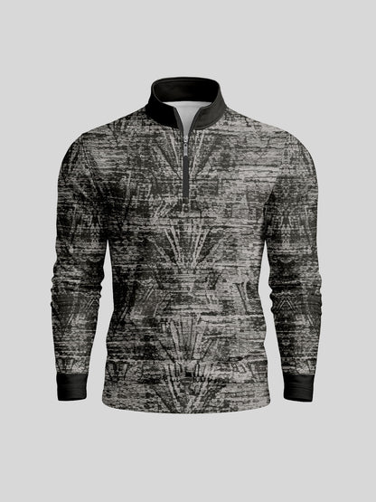 Inked Skins Men's Lightweight Golf Shirt Quarterzip UPF50+