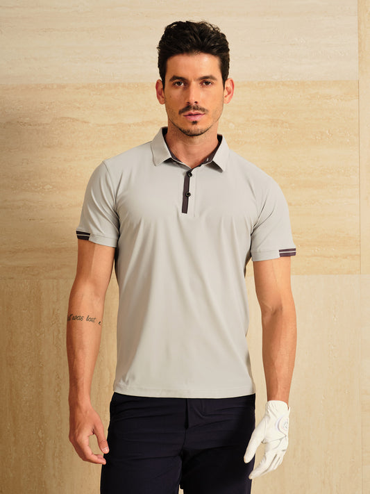 More Than Basic Men's Golf Shirt Quarterzip UPF50+