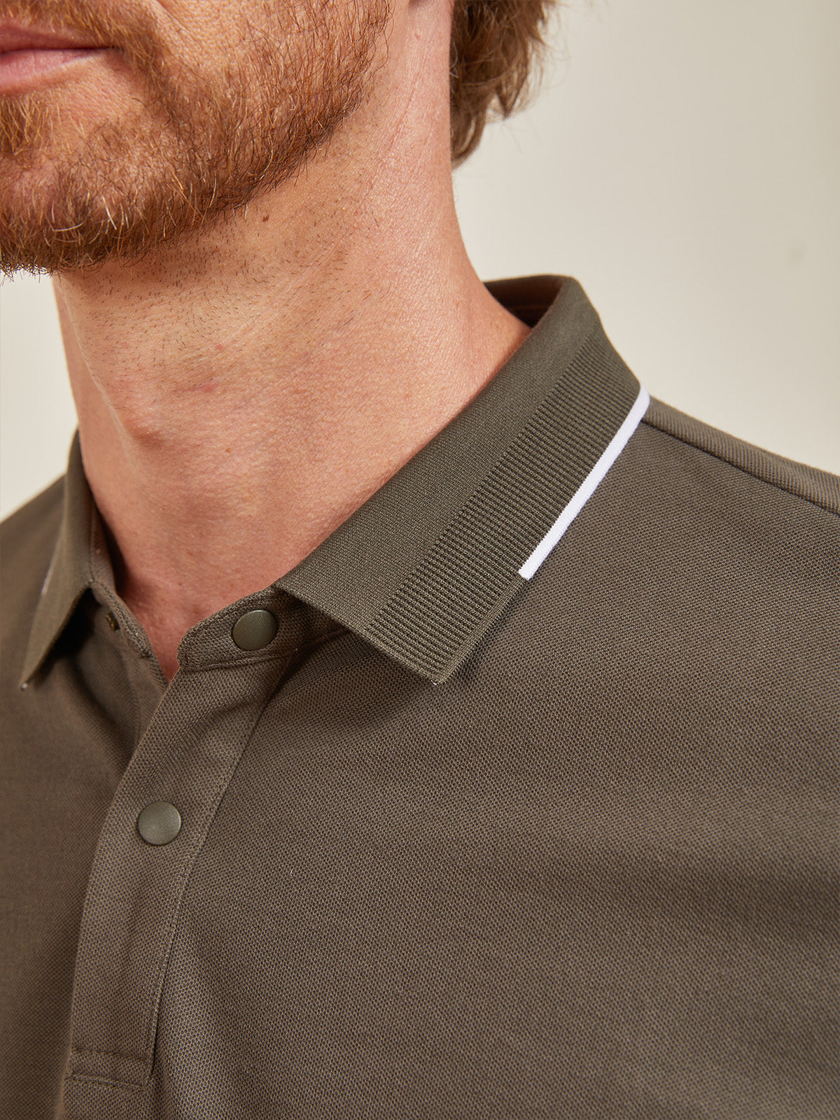 CotFlex Men's Cotton Blend Long-Sleeve Polo