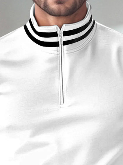 Navycore Maglia da golf da uomo con cerniera a quarto UPF50+