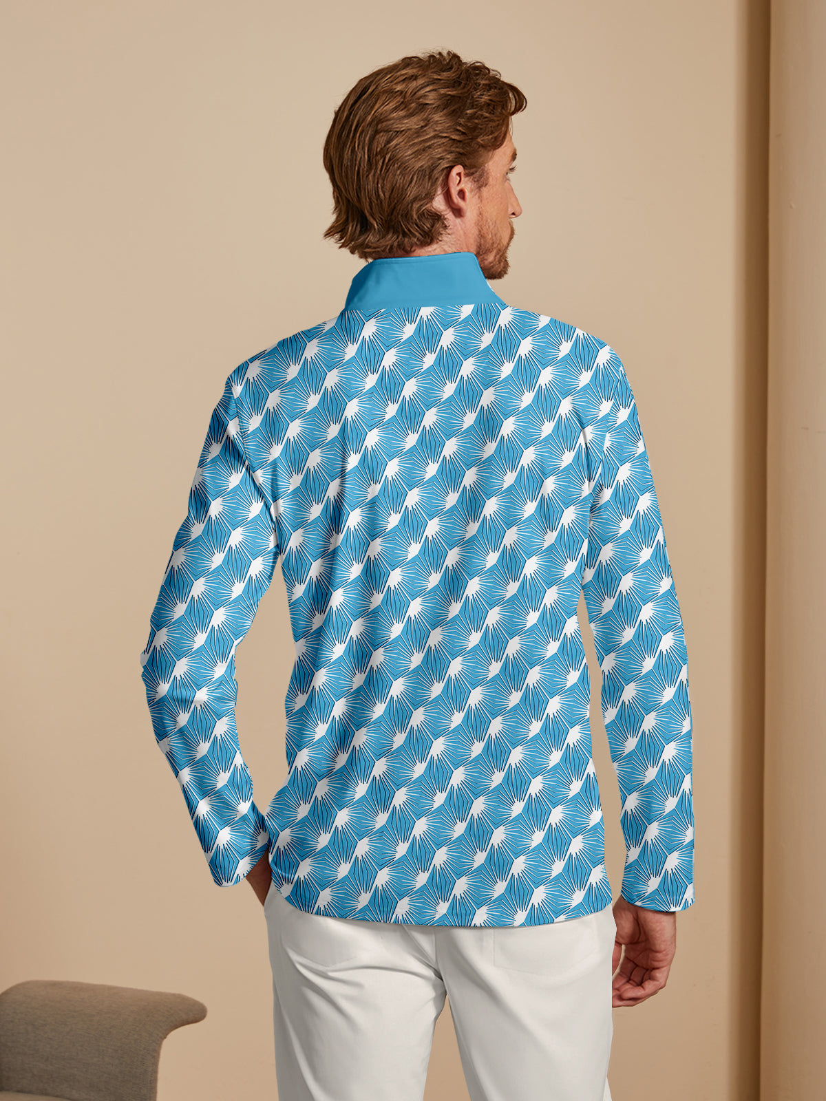 Not So Classic Men's Lightweight Golf Shirt Quarterzip UPF50+