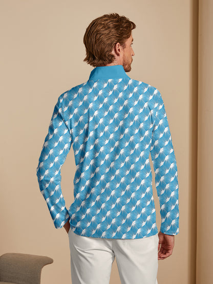 Not So Classic Men's Lightweight Golf Shirt Quarterzip UPF50+
