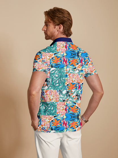 Botanical Energy Men's Polo Top UPF50+