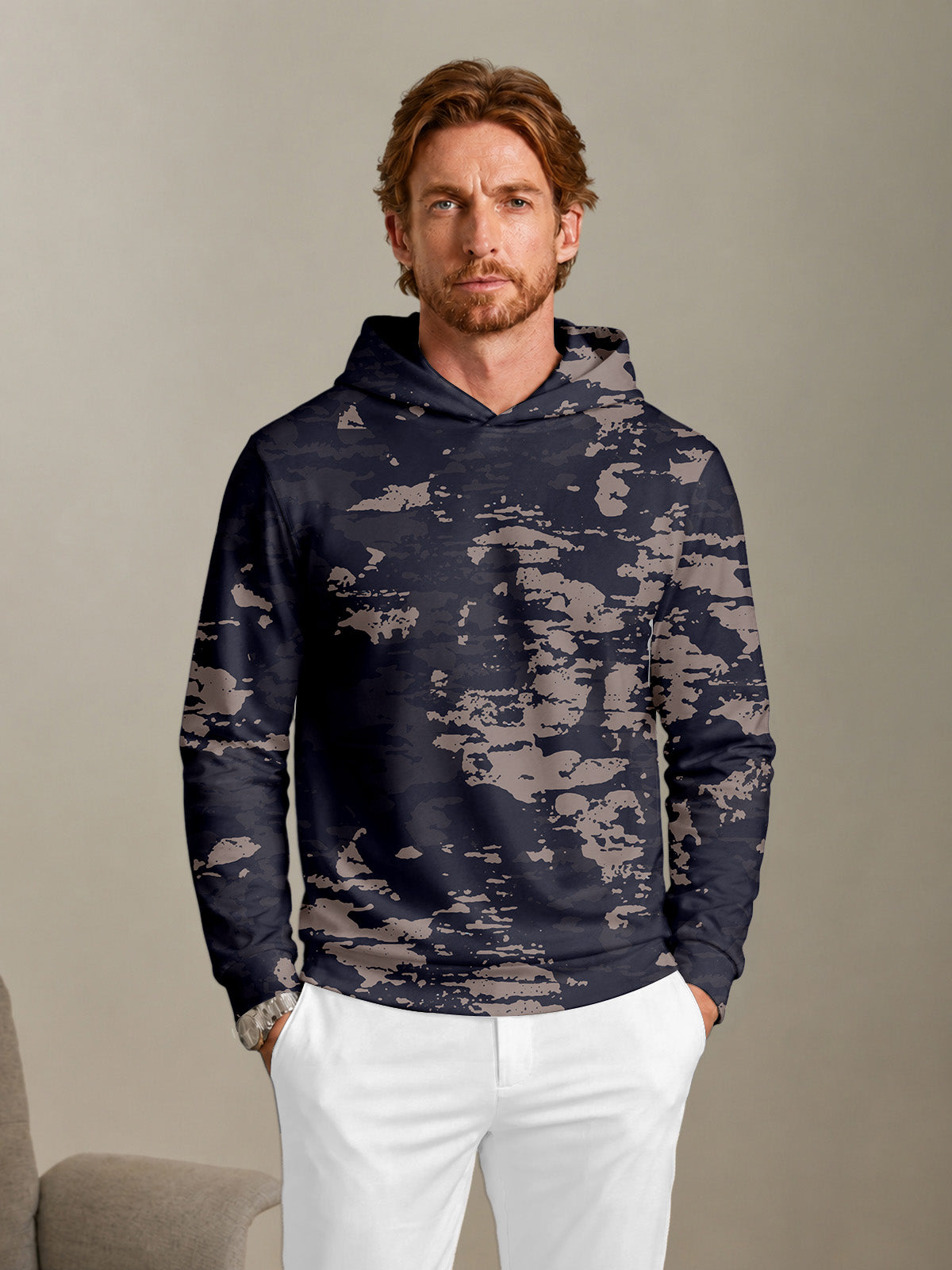 Inked Skins Men's Golf Hooded Sweatshirt