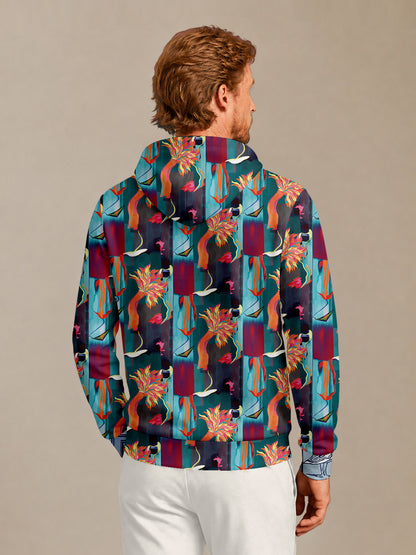 Botanical Energy Men's Golf Hooded Sweatshirt